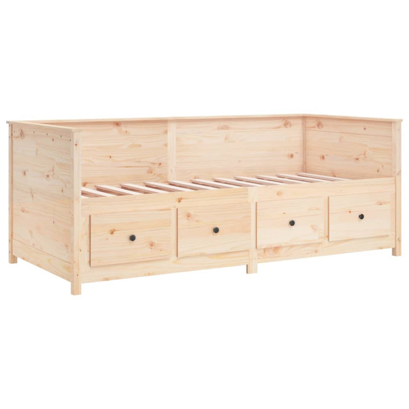 vidaXL Day Bed without Mattress 80x200 cm Solid Wood Pine