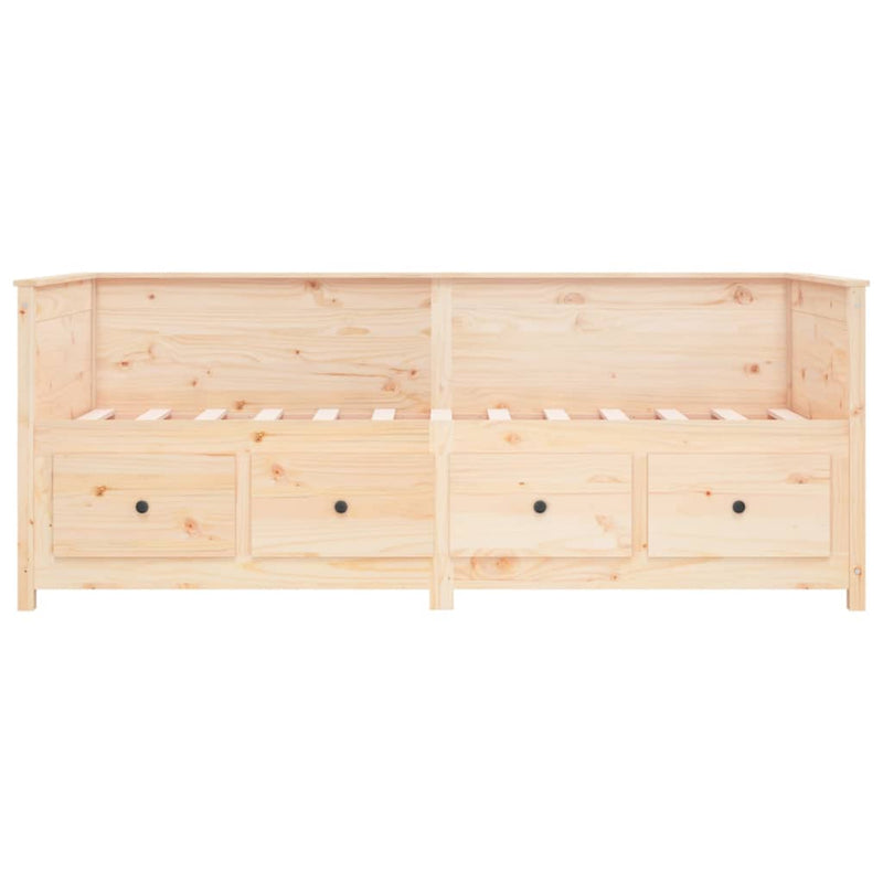 vidaXL Day Bed without Mattress 80x200 cm Solid Wood Pine