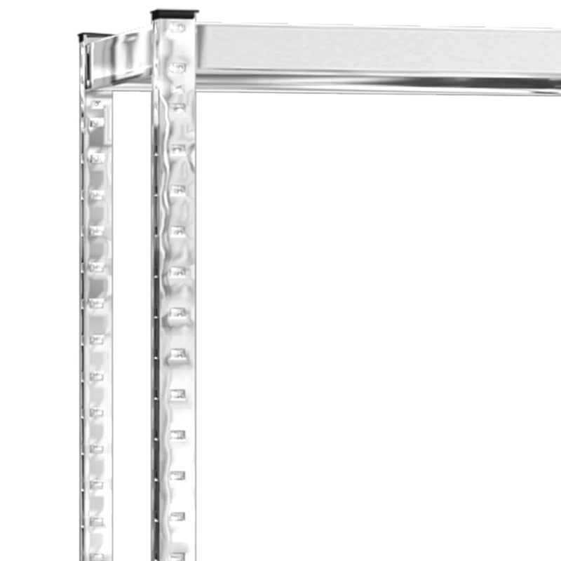 vidaXL 2-Layer Tire Racks 2 pcs Silver 110x40x110 cm Steel