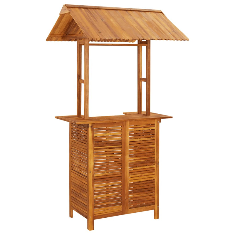 5 Piece Garden Bar Set Solid Wood Acacia