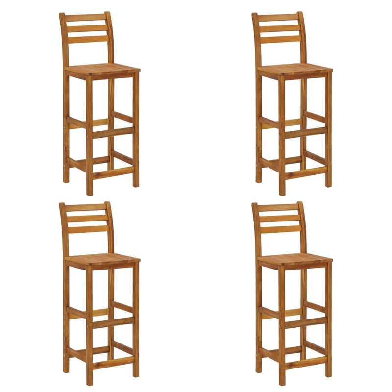 vidaXL 9 Piece Garden Bar Set Solid Wood Acacia