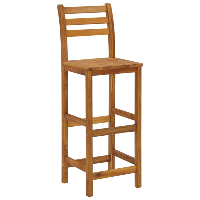 vidaXL 9 Piece Garden Bar Set Solid Wood Acacia