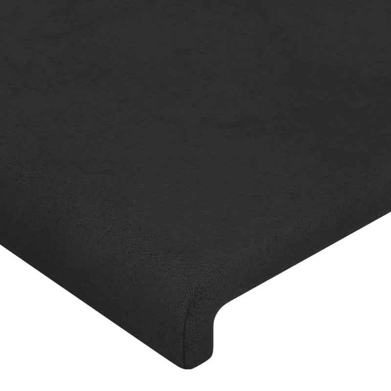 Headboards 2 pcs Black 80 cm Velvet