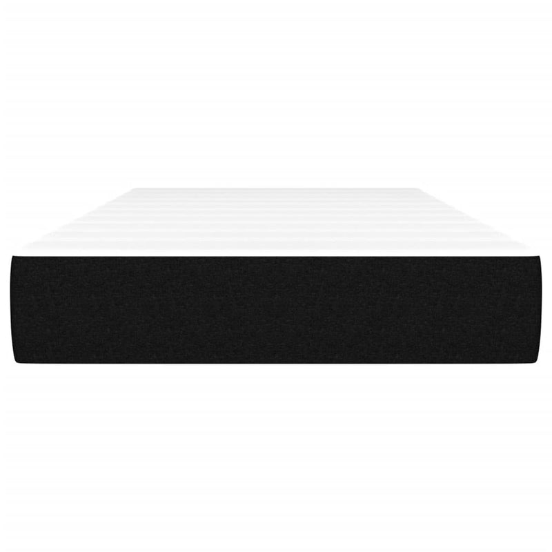 vidaXL Pocket Spring Bed Mattress Black 90x190x20 cm Fabric