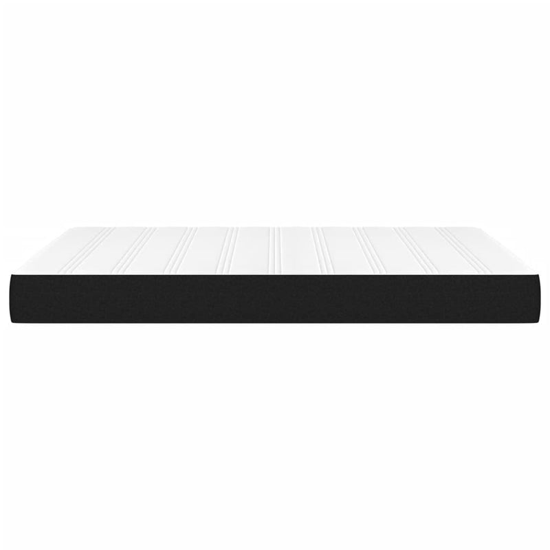 vidaXL Pocket Spring Bed Mattress Black 137x190x20 cm Fabric