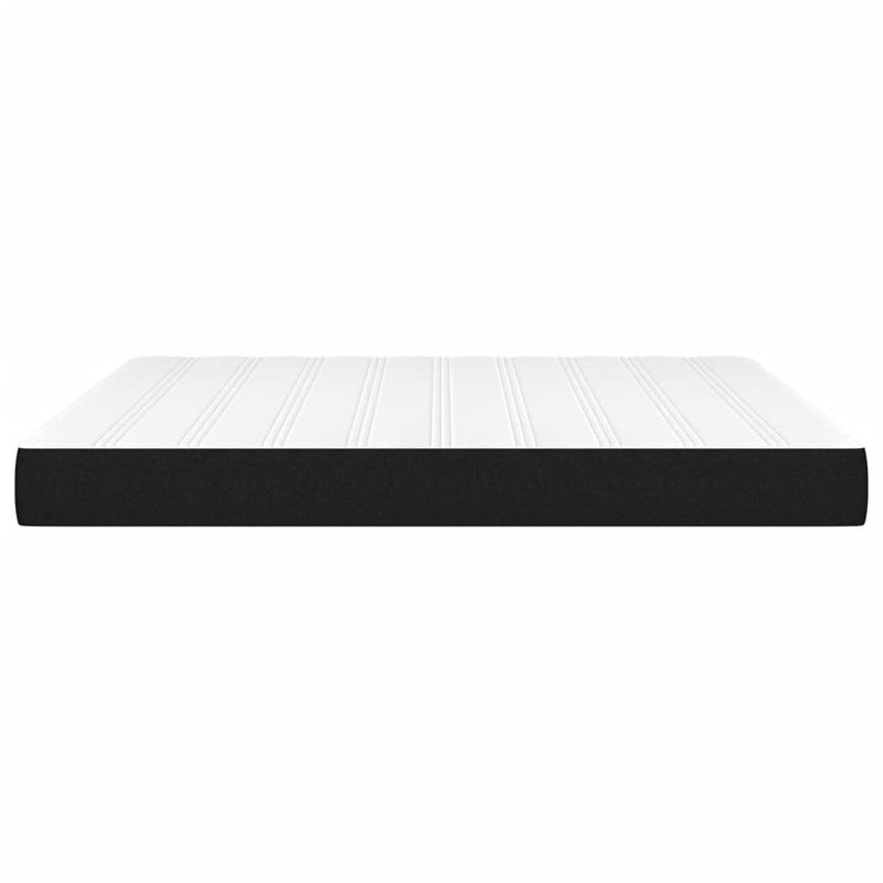 vidaXL Pocket Spring Bed Mattress Black 153x203x20 cm Queen Size Fabric