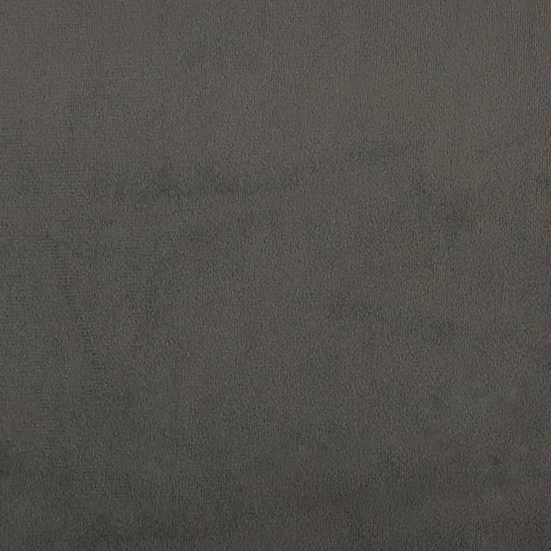 vidaXL Pocket Spring Bed Mattress Dark Grey 107x203x20 cm Super Single Velvet