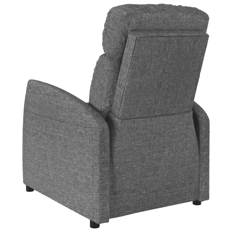 Massage Chair Dark Grey Fabric