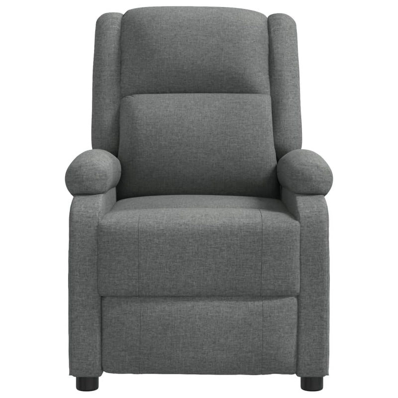 Massage Chair Dark Grey Fabric