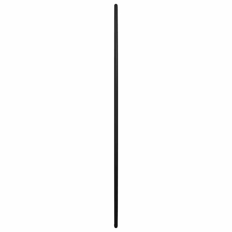 vidaXL Wall Mirror Black Ø 50 cm Round