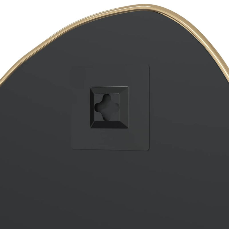 vidaXL Wall Mirror Gold 60x50 cm