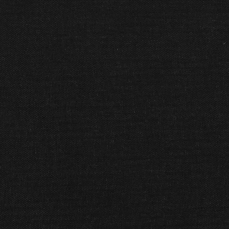 Bed Frame without Mattress Black 137x187 cm Double Fabric