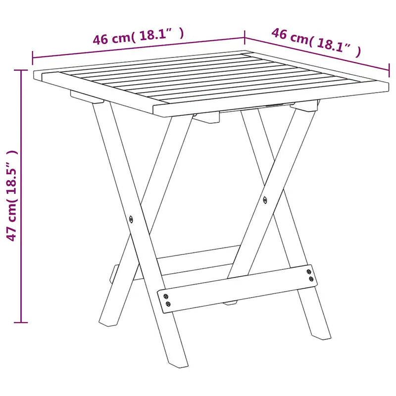 Outdoor Deck Chair with Footrest and Table Solid Wood Acacia