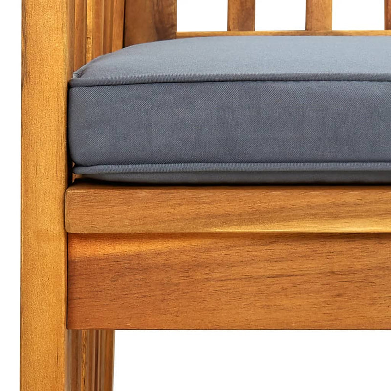 vidaXL Garden Dining Chairs 6 pcs with Cushions Solid Wood Acacia
