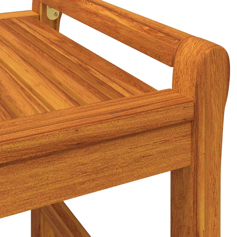 vidaXL 3 Piece Garden Lounge Set with Cushions Solid Wood Acacia