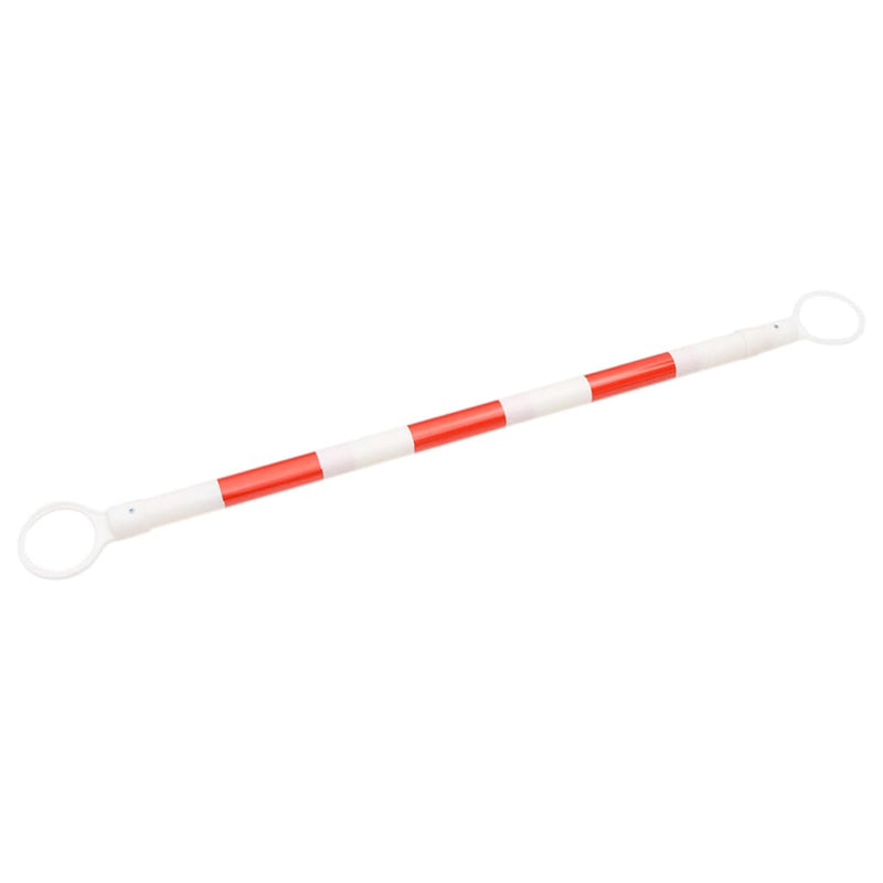 vidaXL Retractable Traffic Cone Bars 10 pcs ABS 116-197 cm