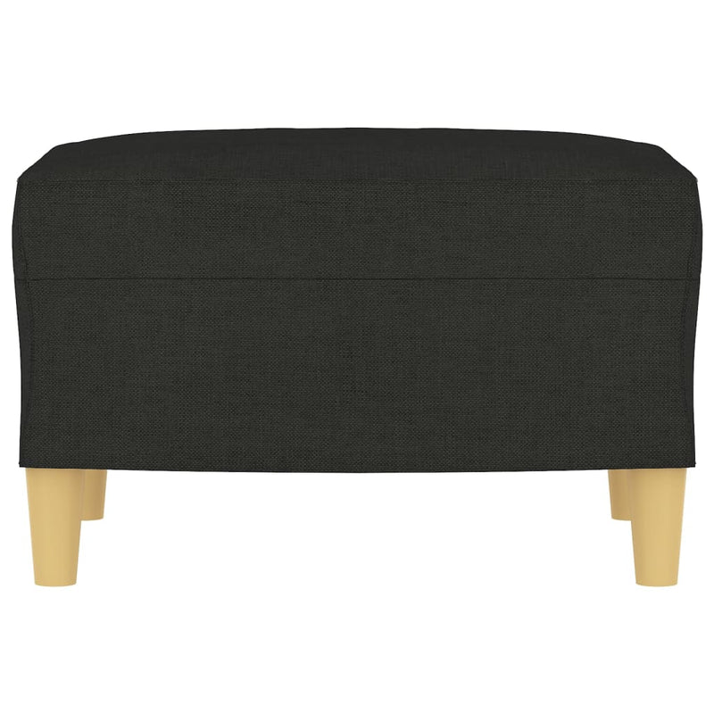 vidaXL Footstool Black 60x50x41 cm Fabric