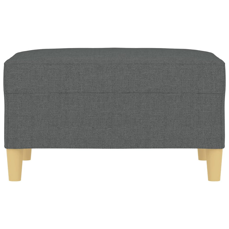 vidaXL Footstool Dark Grey 70x55x41 cm Fabric