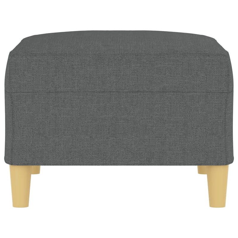 vidaXL Footstool Dark Grey 70x55x41 cm Fabric