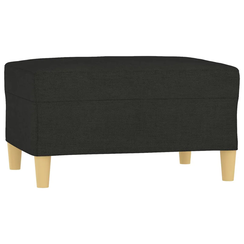 Footstool Black 70x55x41 cm Fabric