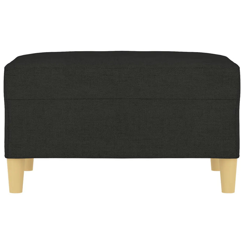 Footstool Black 70x55x41 cm Fabric