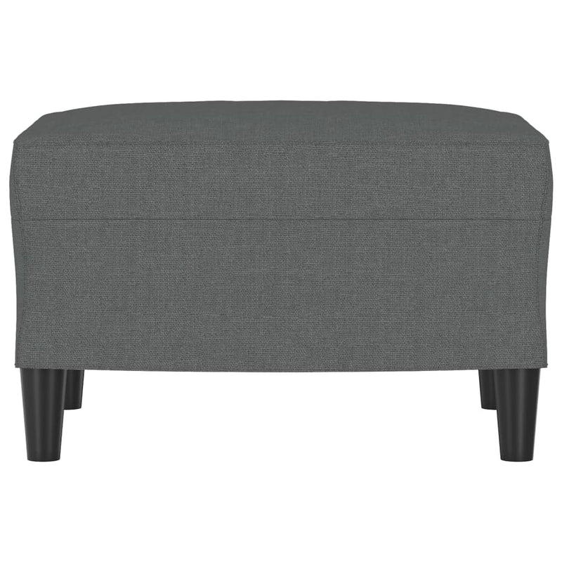 vidaXL Footstool Dark Grey 60x50x41 cm Fabric