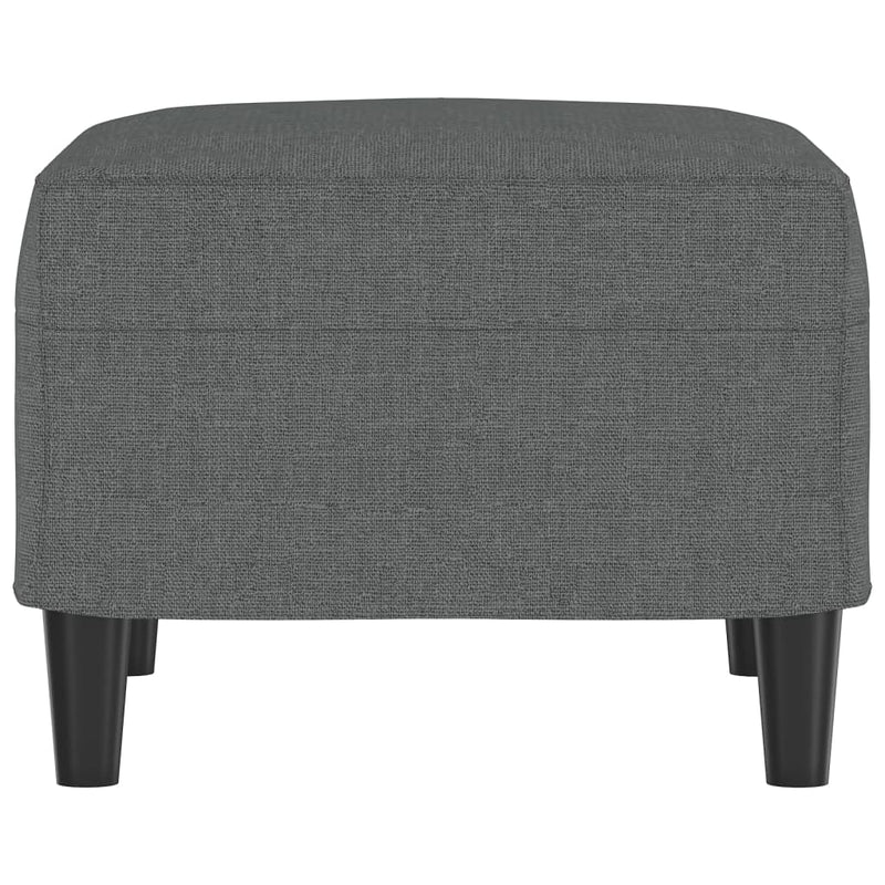 vidaXL Footstool Dark Grey 60x50x41 cm Fabric