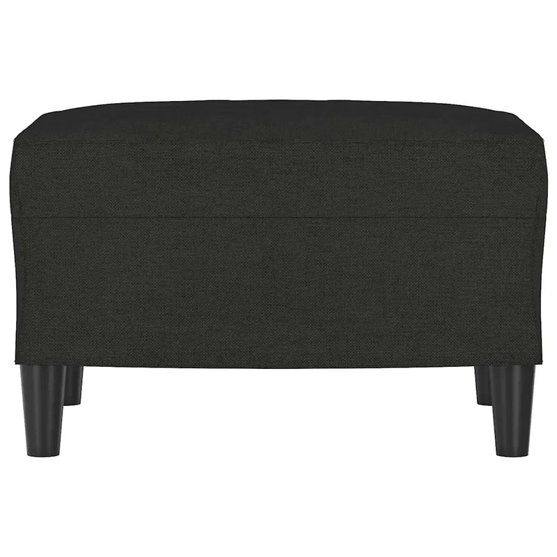 Footstool Black 60x50x41 cm Fabric