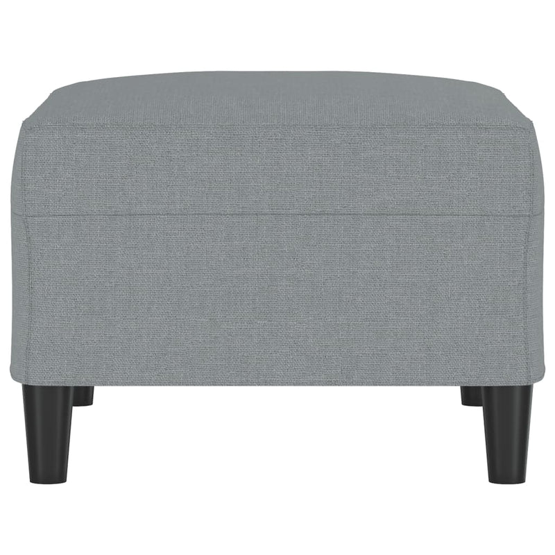 vidaXL Footstool Light Grey 70x55x41 cm Fabric