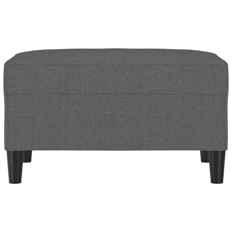 vidaXL Footstool Dark Grey 70x55x41 cm Fabric