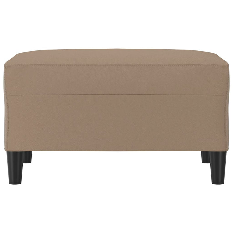 vidaXL Footstool Cappuccino 70x55x41 cm Faux Leather