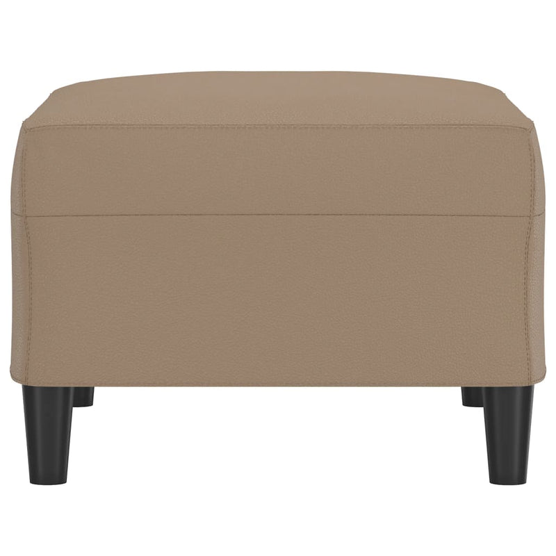 vidaXL Footstool Cappuccino 70x55x41 cm Faux Leather
