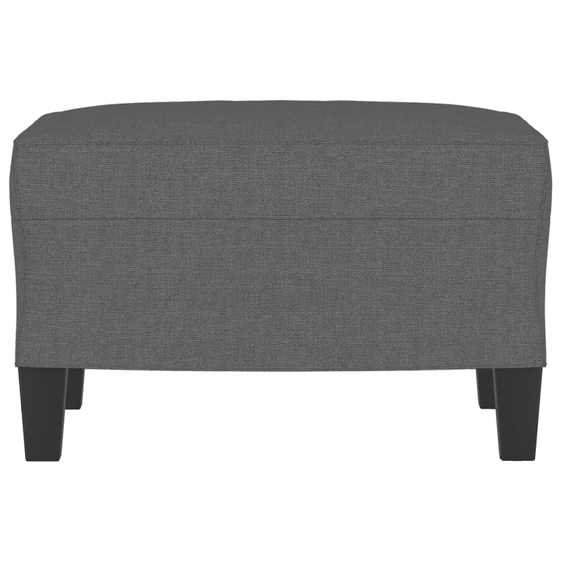 vidaXL Footstool Dark Grey 60x50x41 cm Fabric