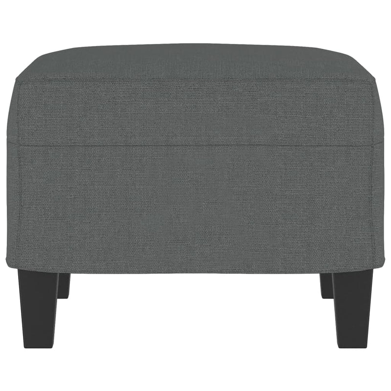 vidaXL Footstool Dark Grey 60x50x41 cm Fabric