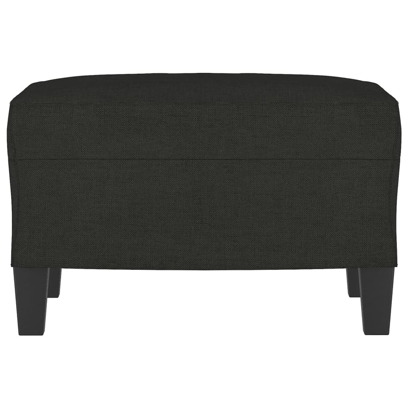 vidaXL Footstool Black 60x50x41 cm Fabric