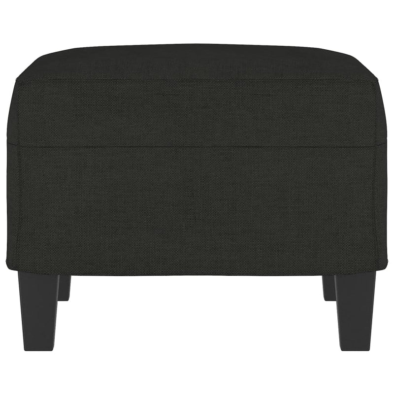 vidaXL Footstool Black 60x50x41 cm Fabric
