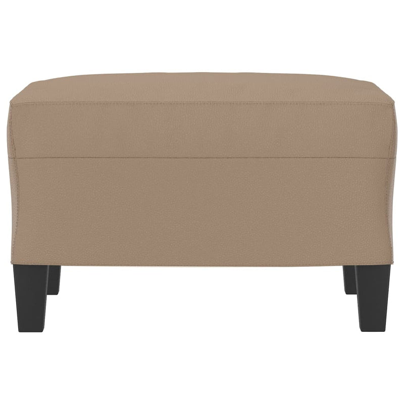 vidaXL Footstool Cappuccino 60x50x41 cm Faux Leather