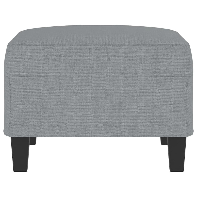 vidaXL Footstool Light Grey 70x55x41 cm Fabric