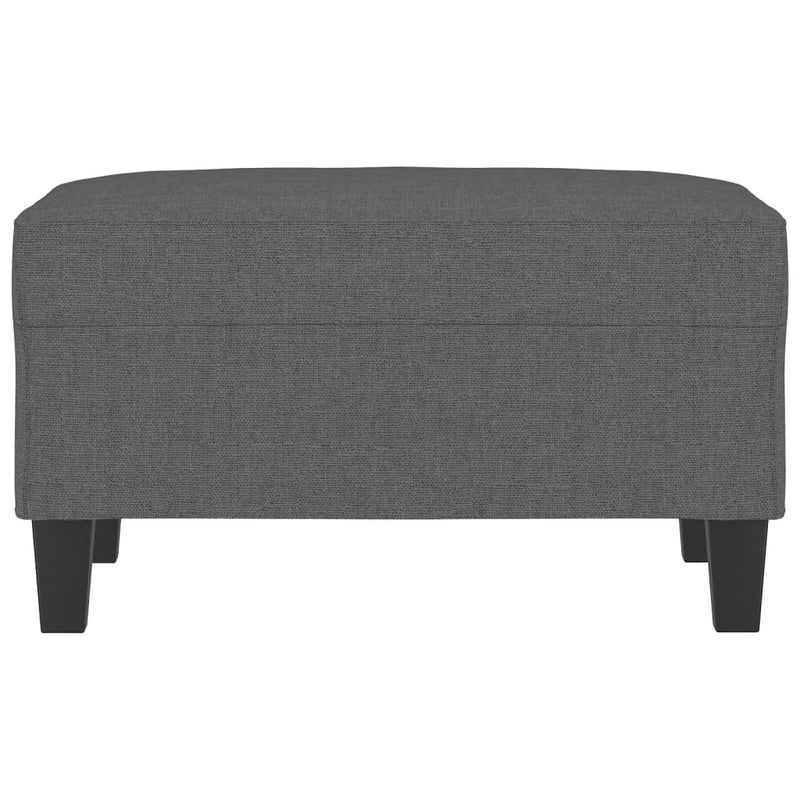 vidaXL Footstool Dark Grey 70x55x41 cm Fabric