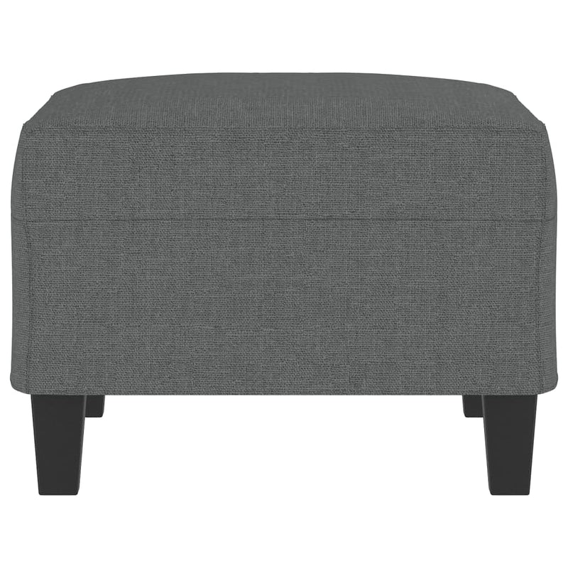 vidaXL Footstool Dark Grey 70x55x41 cm Fabric