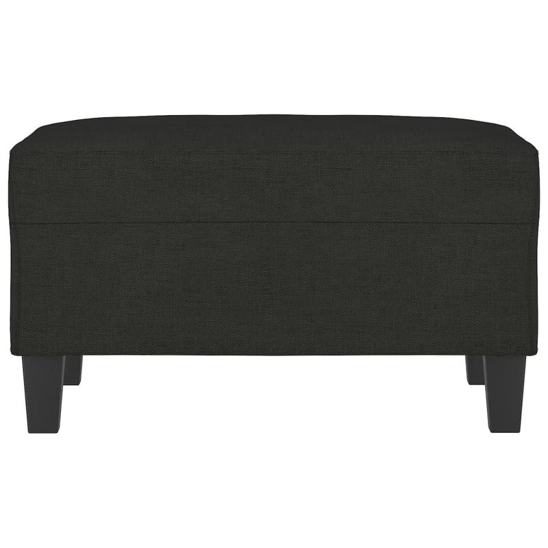 vidaXL Footstool Black 70x55x41 cm Fabric