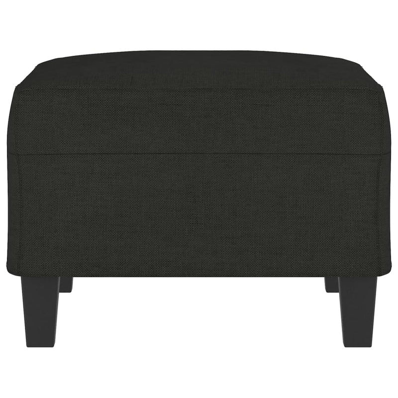 vidaXL Footstool Black 70x55x41 cm Fabric