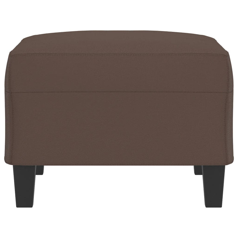 vidaXL Footstool Brown 70x55x41 cm Faux Leather