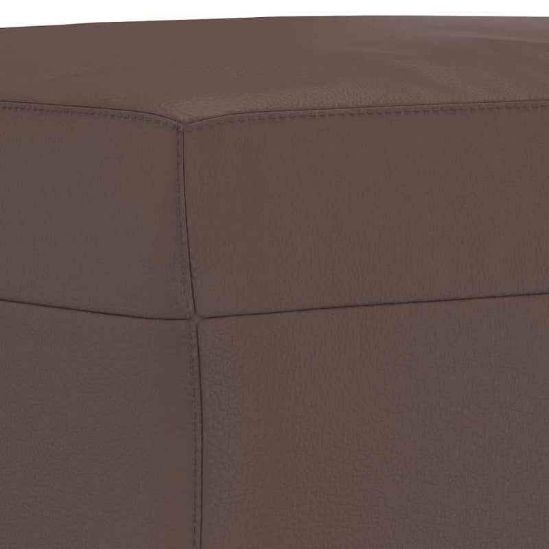 vidaXL Footstool Brown 70x55x41 cm Faux Leather