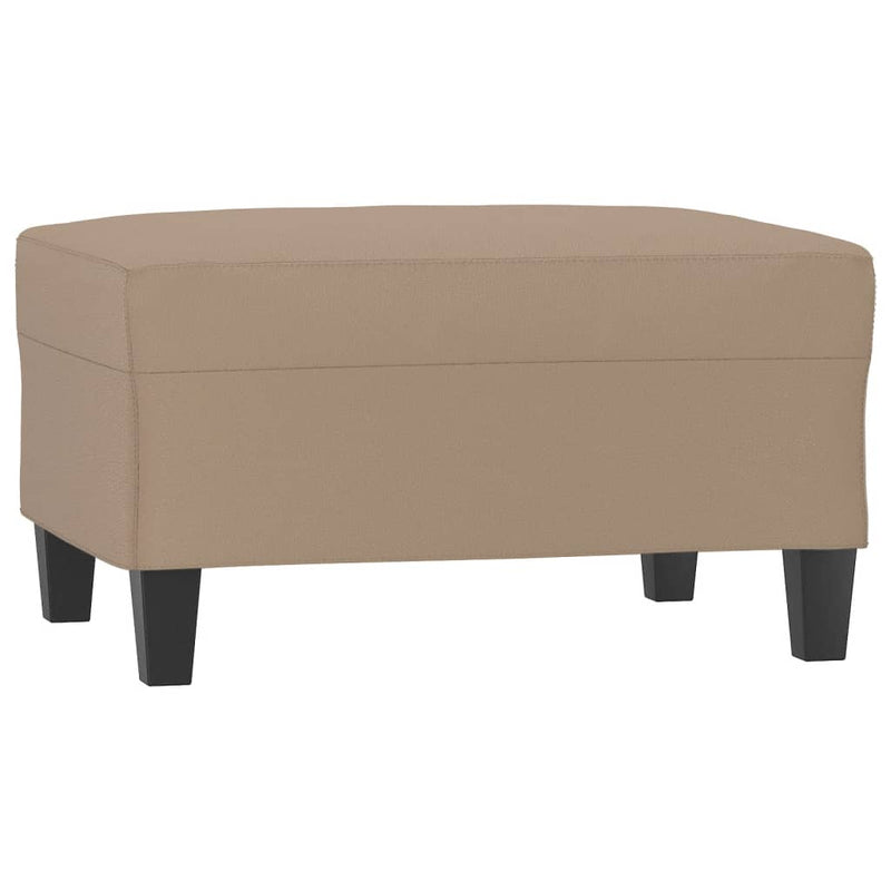 vidaXL Footstool Cappuccino 70x55x41 cm Faux Leather
