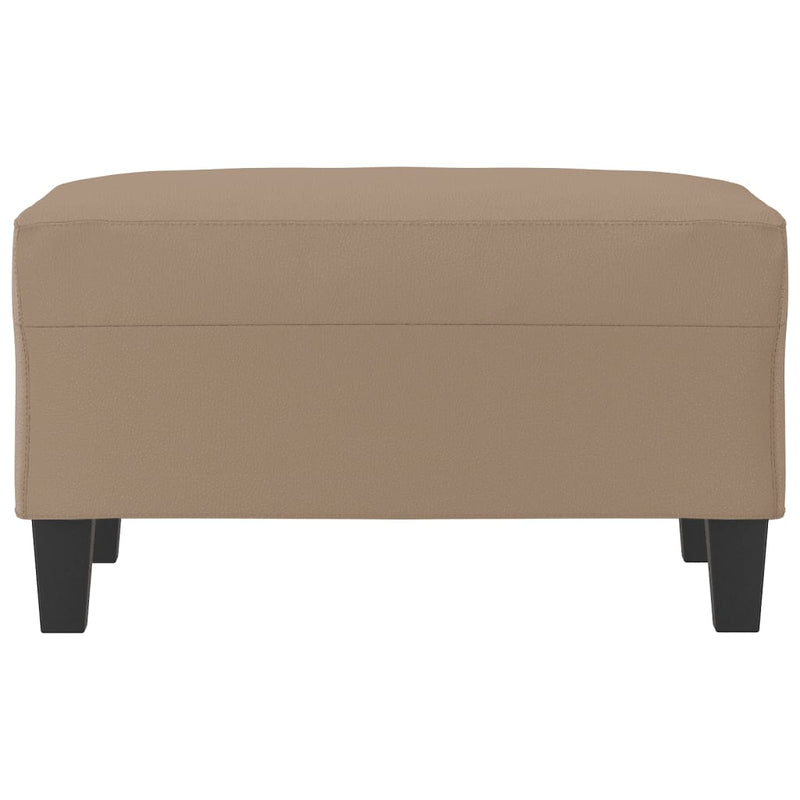 vidaXL Footstool Cappuccino 70x55x41 cm Faux Leather