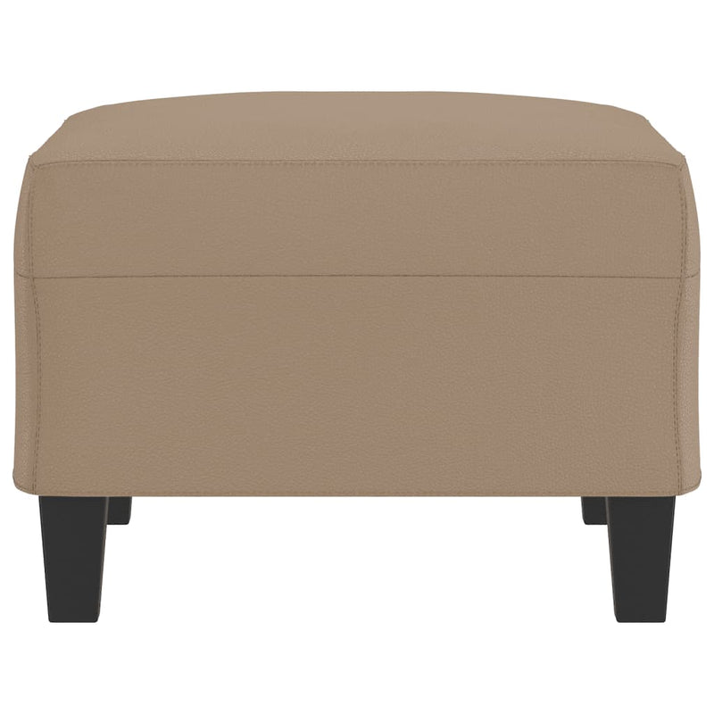 vidaXL Footstool Cappuccino 70x55x41 cm Faux Leather