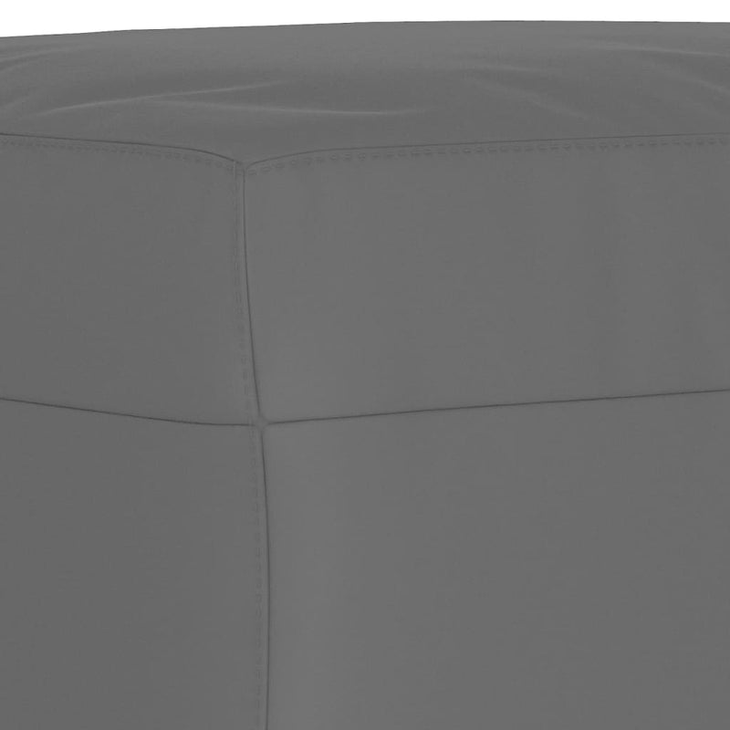 vidaXL Footstool Dark Grey 70x55x41 cm Microfibre Fabric