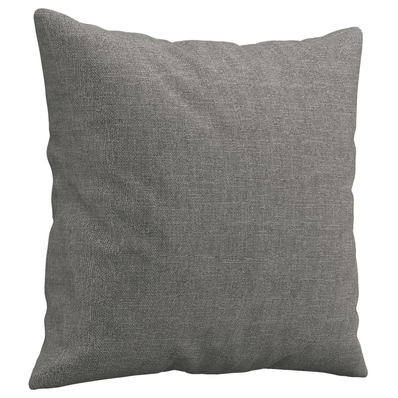 Throw Pillows 2 pcs Dark Grey 40x40 cm Fabric