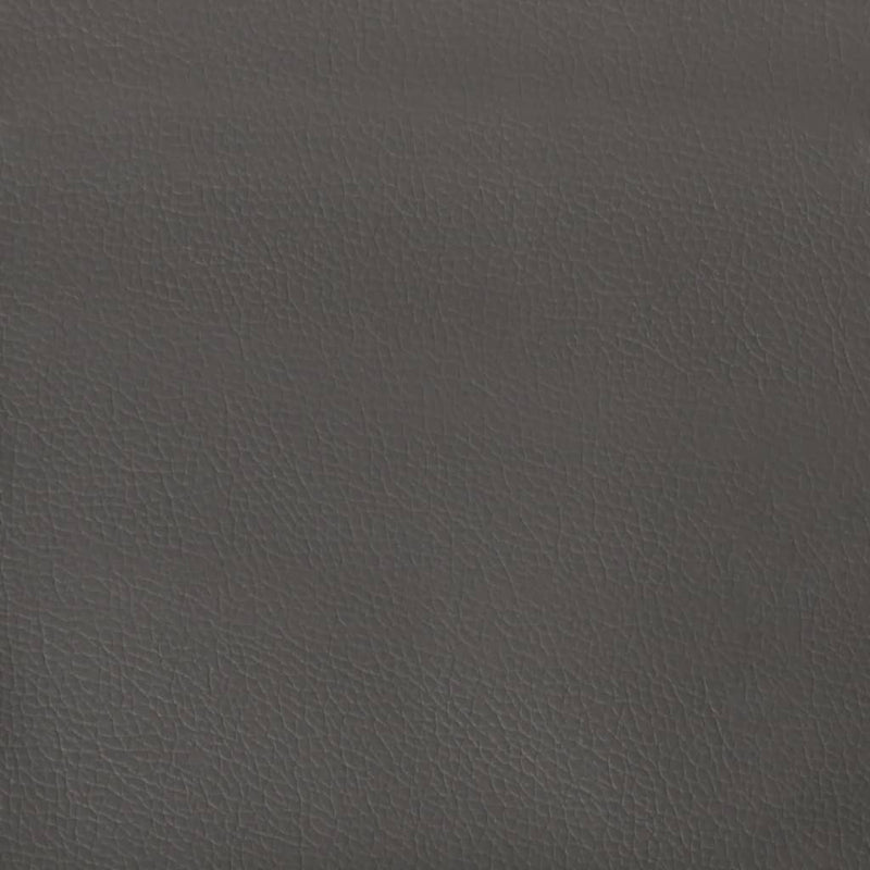 vidaXL Throw Pillows 2 pcs Grey 40x40 cm Faux Leather